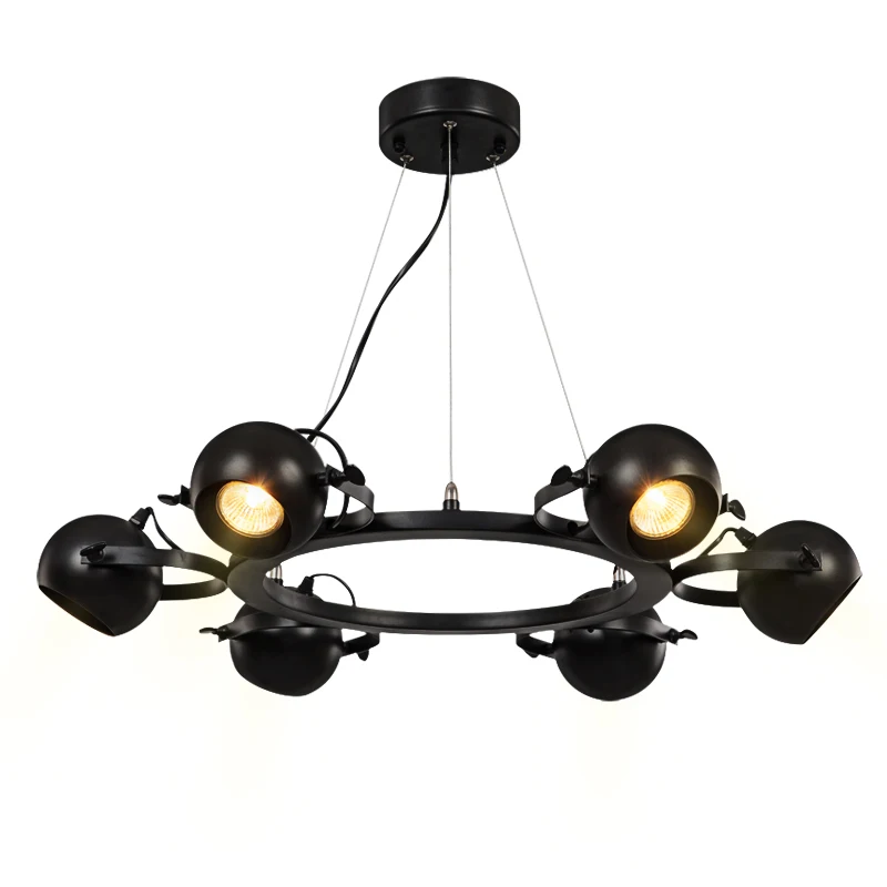 値段 レストラン6/8ヘッドlamplivingルームledペンダントライトスポットライトアメリカクリエイティブledペンダントランプ店ショップバーリビングルーム