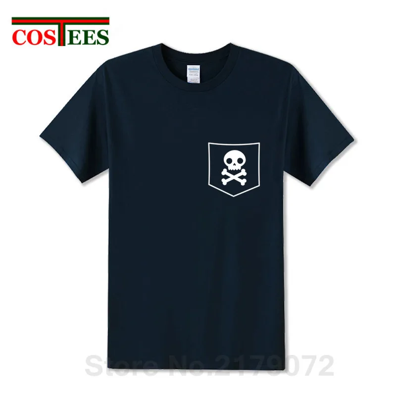Pocket Goonies T shirts men Never say die Tees The goonies of astoria T-shirt pirate Skeleton tshirt one piece king shirt | Мужская