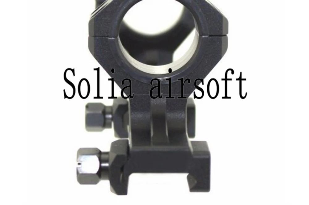 

Tactical GE 25mm 30mm Optics Defense Dual Ring Scope Mount Bubble Level Laser Mount Fit 20mm Picatinny Rail