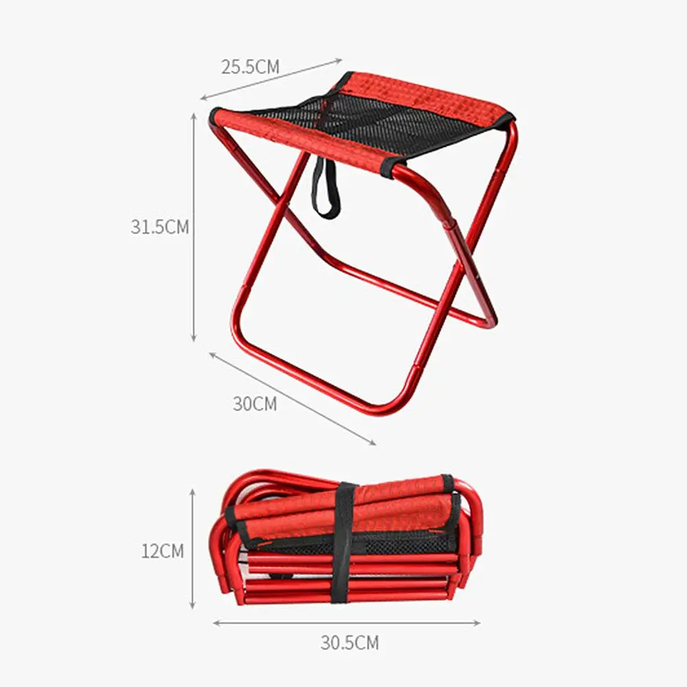 Уличный складной стул для рыбалки ультра легкий кемпинг Ткань Оксфорд из