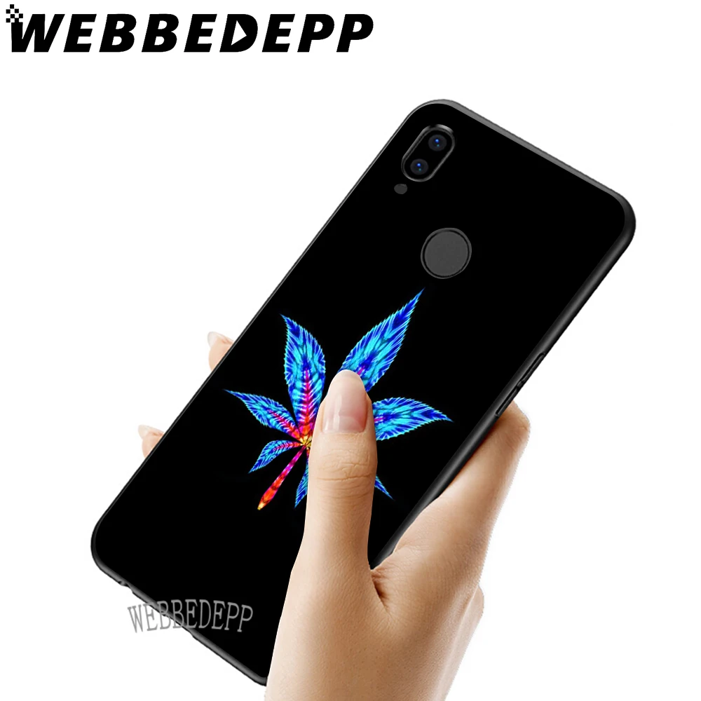 WEBBEDEPP мягкий чехол с листьями сорняка для Huawei Honor 6 7A Pro 7C 8C 7X 8X 8 9 10 lite Note10 | Мобильные