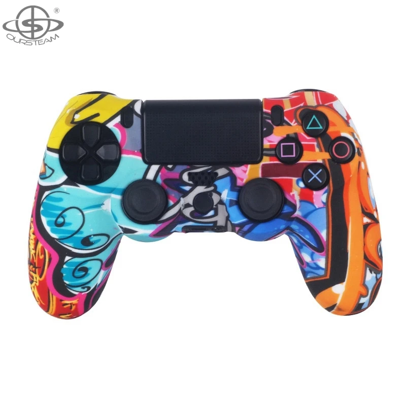 Ourstem 10 шт в партии Горячий Многоцветный силиконовый чехол для PlayStation 4 JDM 040