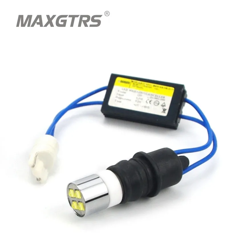 2X T10 194 W5W CREE Chip White 4 SMD 20 Вт с объективом Canbus без ошибок лампы DRL для салона