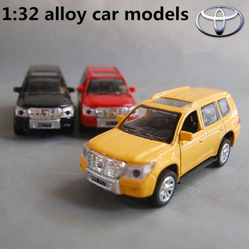 

1:32 alloy car models,high simulation Toyota SUV, metal diecasts,toy vehicles,pull back & flashing & musical,free shipping