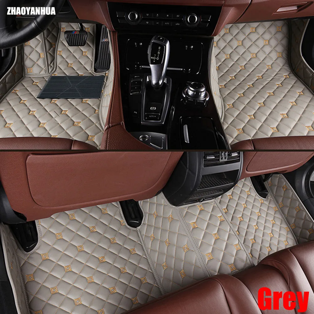 

ZHAOYANHUA car floor mats for Mercedes Benz W176 A class 160 180 200 220 250 260 A45 AMG 6D car-styling rugs liners (2012-now)