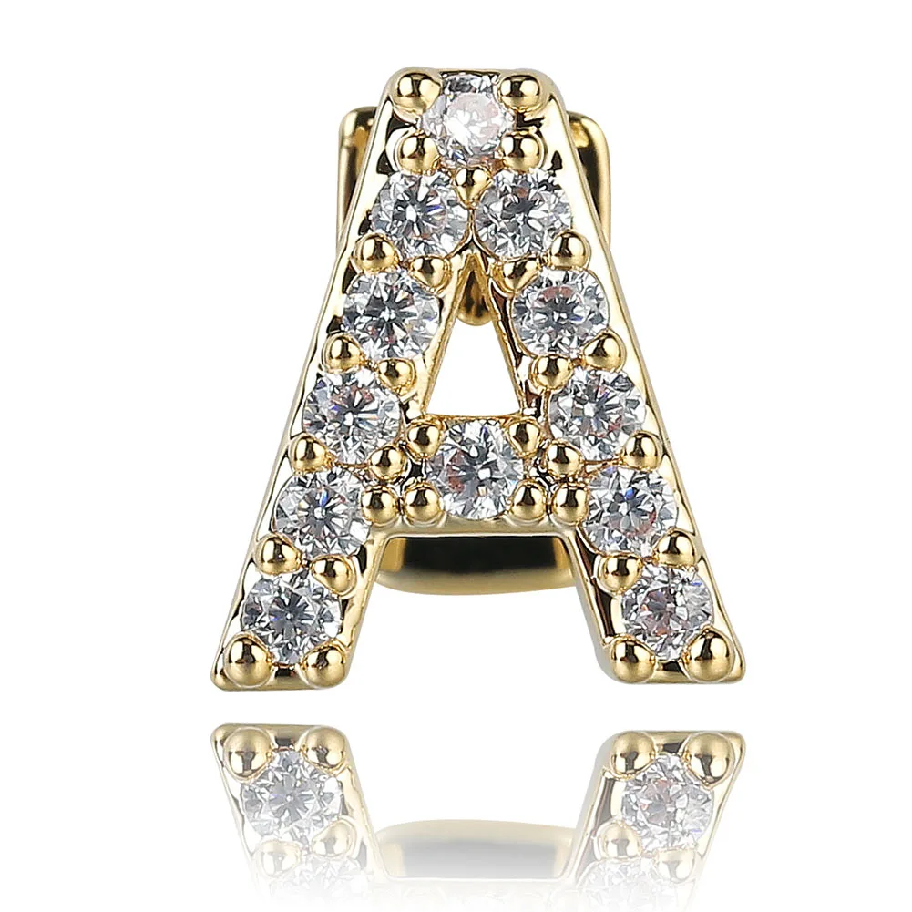 GUCY, новинка, хип-хоп, 26 букв, золото, серебро, зубы, Grillz, все, Iced Out, микро, Pave CZ зубья, грили с силиконом для рождественского подарка