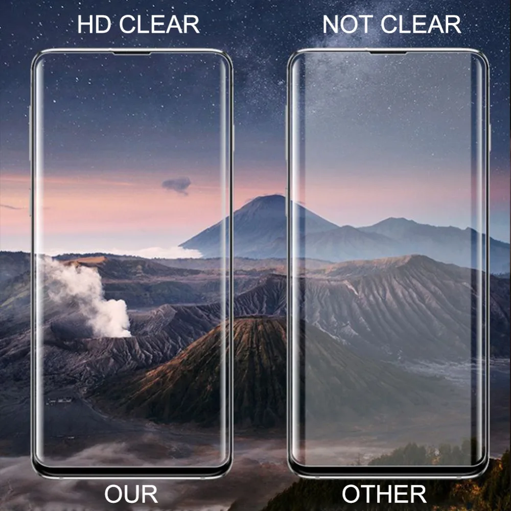 Ультразвуковая Защитная пленка для экрана из закаленного стекла Samsung Galaxy S10 Plus 3D