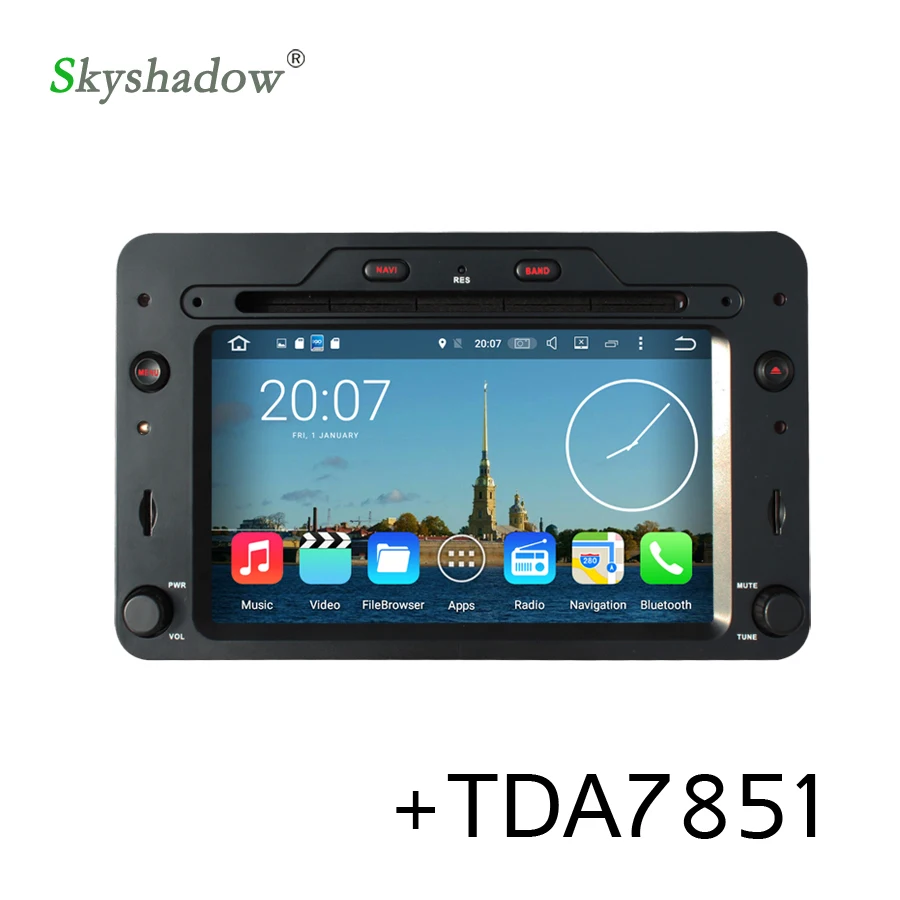 Автомобильный мультимедийный DVD плеер с IPS экраном Android 7 1 16 гб для Alfa Romeo 159 Spider
