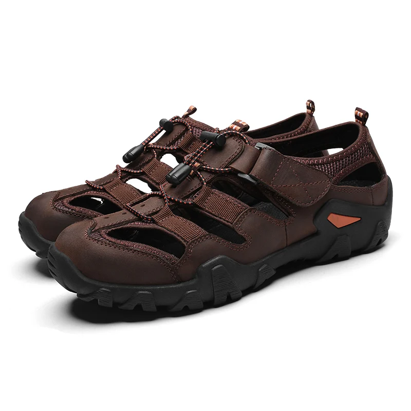 Мужские сандалии из натуральной кожи Fotwear Повседневные Классические в рыбацком