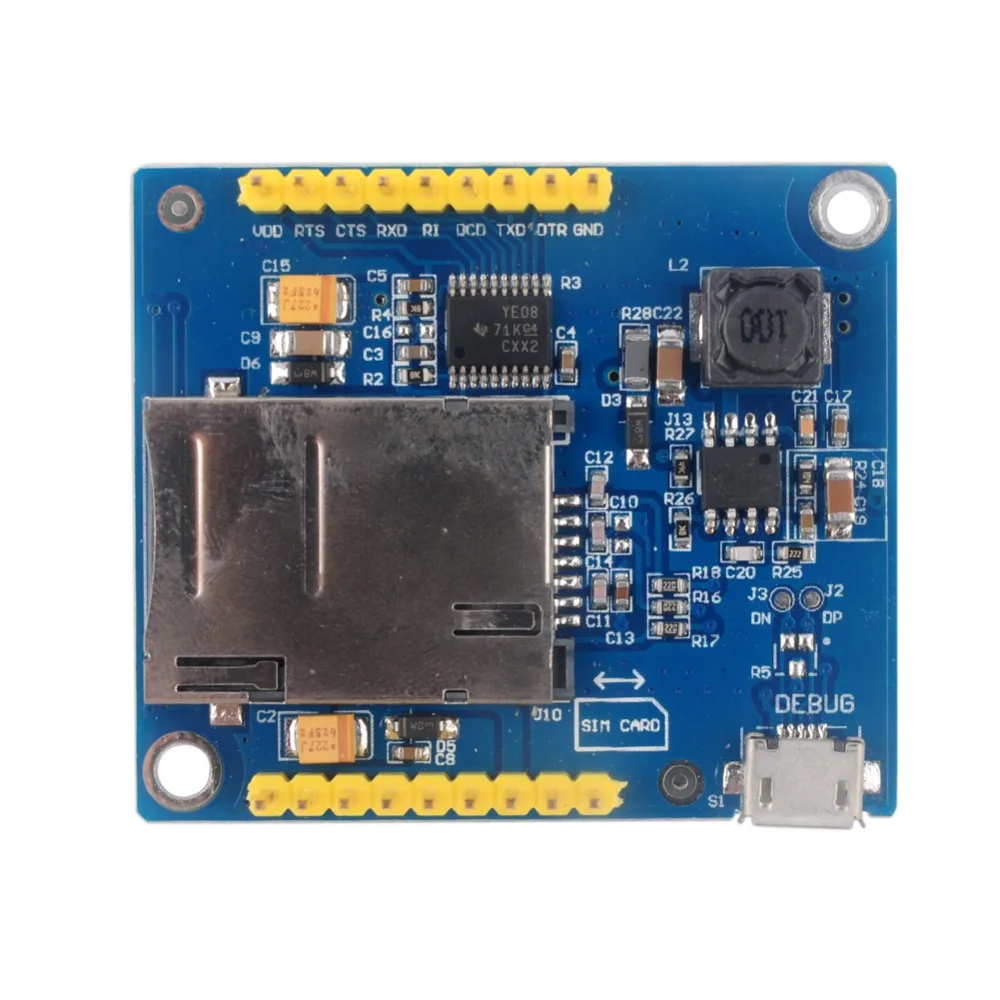 RCmall SIM7600CE 4G модуль макетная плата для Arduino Raspberry Pi 5-18 в Android Linux Windows GSM/GPRS/EDGE900/1800 МГц