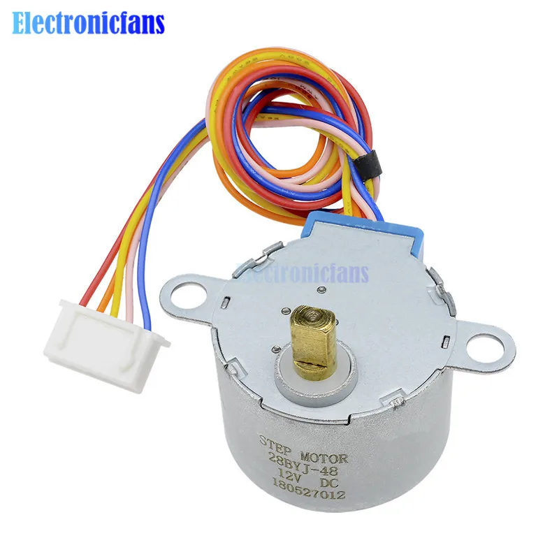10 шт./лот ULN2003 5 в 4 фазный проводной Шаговый двигатель редуктор 28BYJ 48 5V микро мини