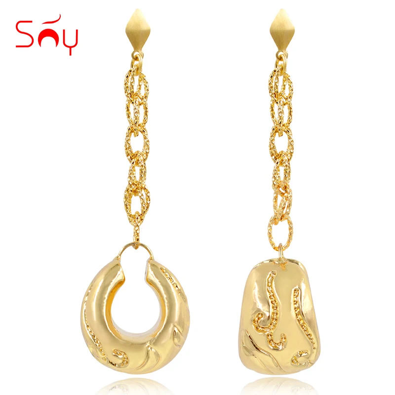 Sunny Jewelry модные ювелирные изделия 2020 длинные висячие Висячие женские серьги