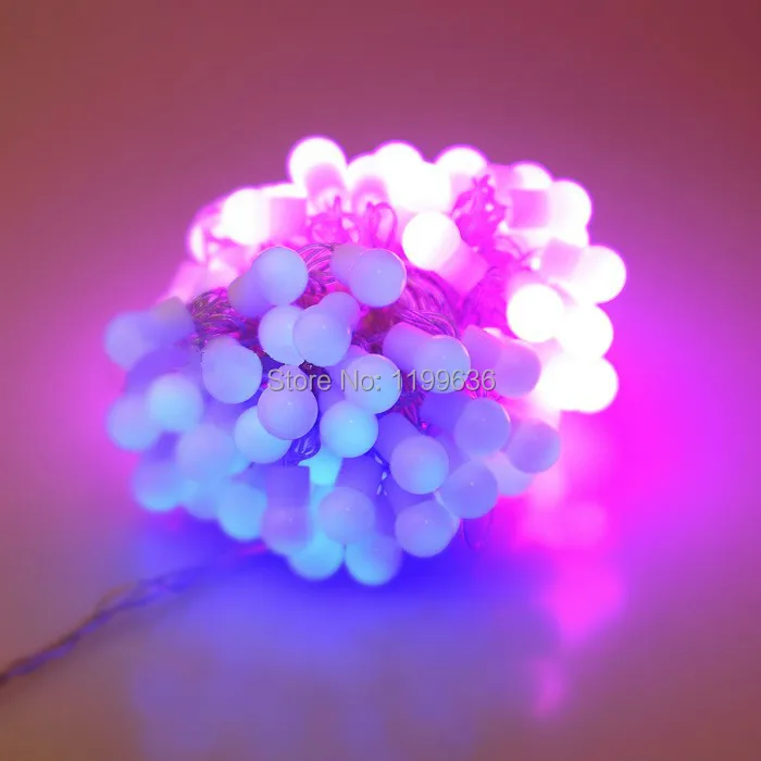 free shipping Bule Pink Colored 100-LED Xmas/Decoration String Lights(10-Meter/230V/110V AC) | Лампы и освещение