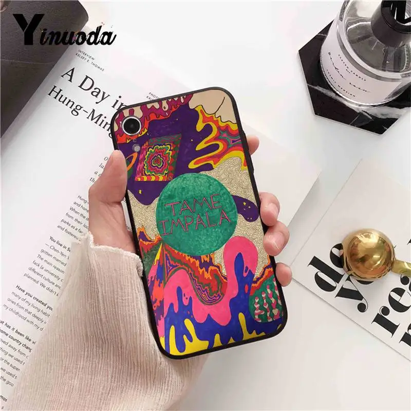 A5 Yinuoda Tame Impala мягкий черный чехол для телефона для iPhone 8 7 6 6S Plus 5 5S SE XR X XS MAX 11 11pro 11promax Coque Shell - Цвет: A5