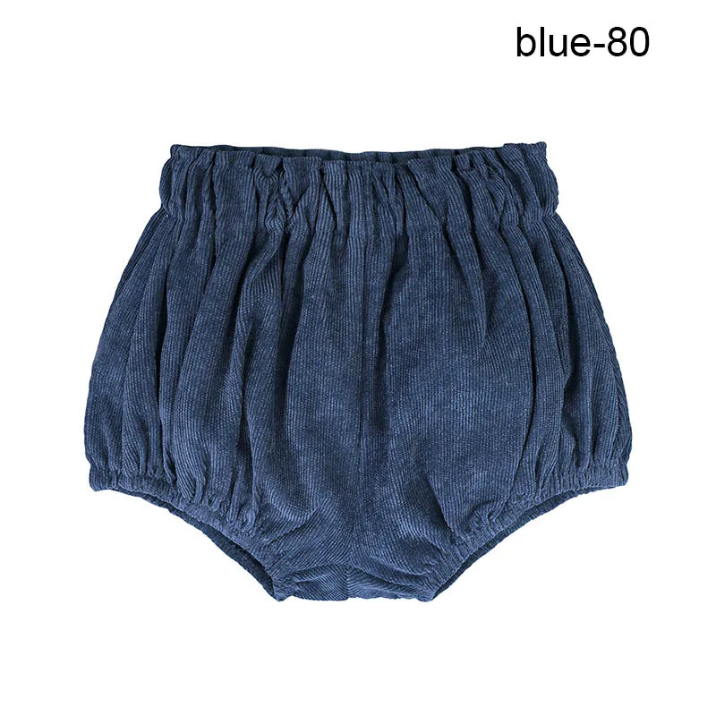blue 80 Для новорожденных одежда для малышей вельветовые дно детские трусики с юбочкой Короткие трусы подгузники штанишки@ ZJF - Цвет: blue 80