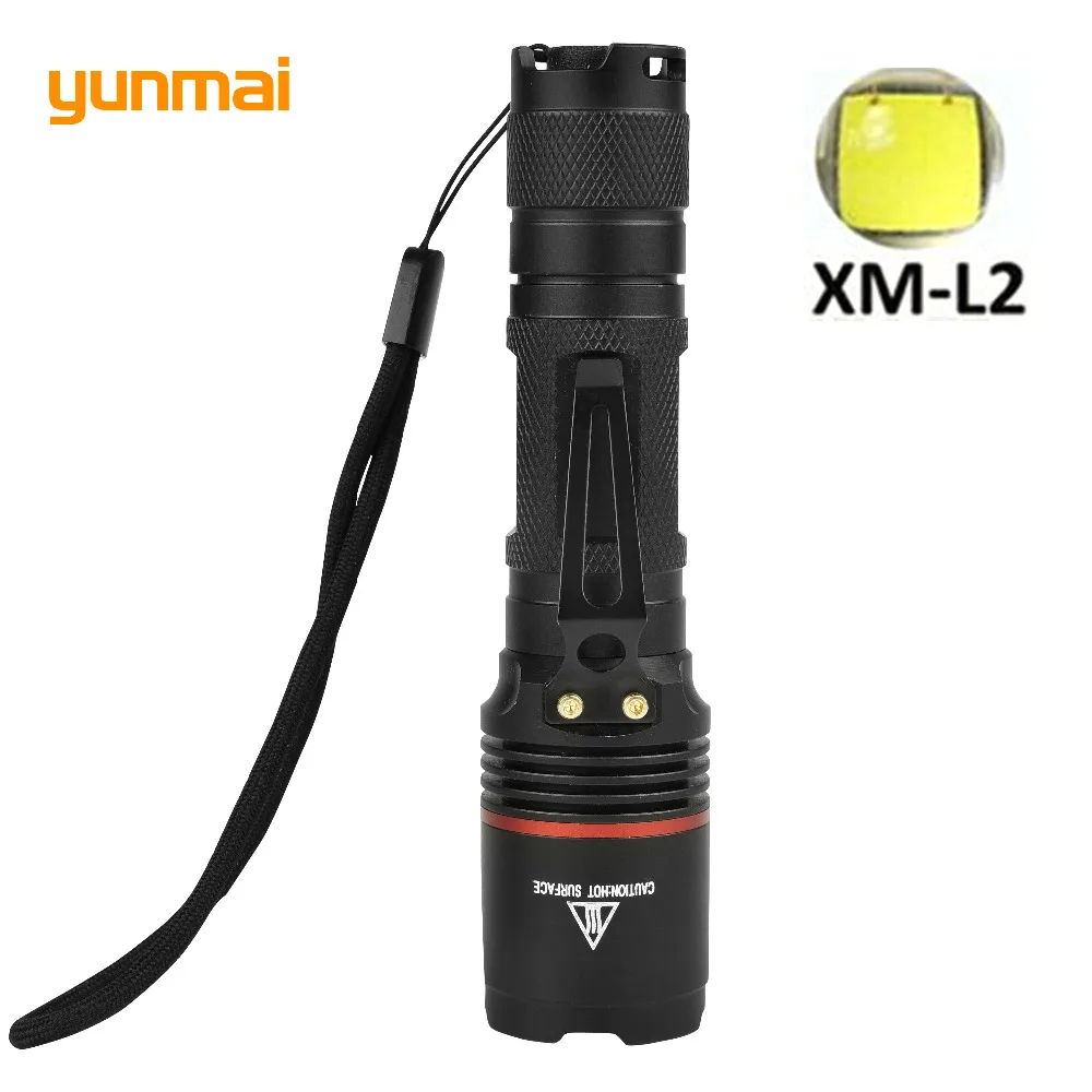 Мощный светодиодный фонарик Новый XM-L2 портативный световой факел 18650