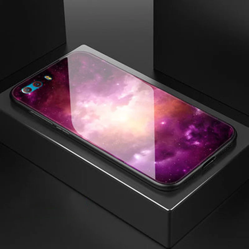 Роскошный чехол из закаленного стекла для Nubia Z17 MiniS, чехол с мягкой силиконовой рамкой, жесткая задняя крышка для Nubia Z 17 Minis z17minis, оболочка
