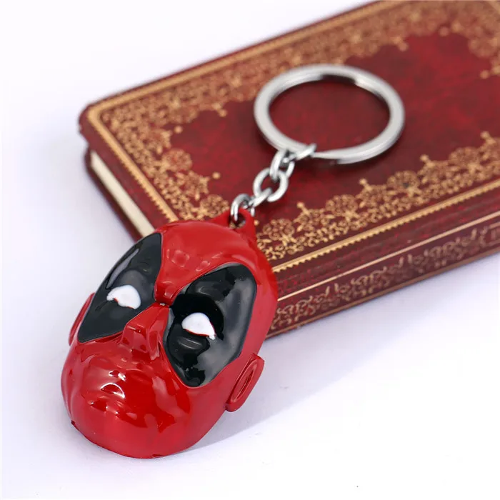 Брелок для ключей H &amp F с логотипом в виде маски супергероя дэдпол мертвой