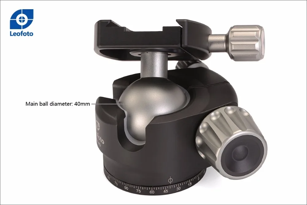 SETTO Leofoto Низкопрофильная шаровая Головка LH 40 совместимый для Gitzo Manfrotto Sunwayfoto