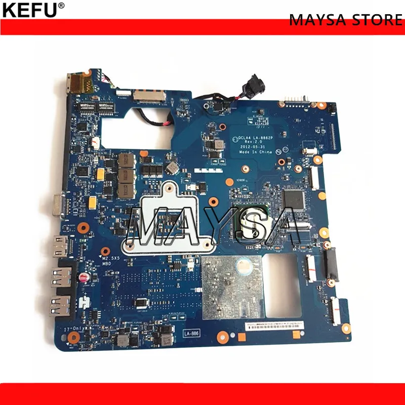 Материнская плата для Samsung NP350V5C материнская ноутбука s989 QCLA4 на 100% работающая