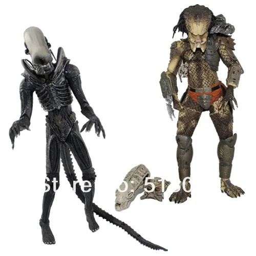 NECA Чужой против Хищника Tru эксклюзивный 2-PACK ПВХ фигурка игрушки MVFG036
