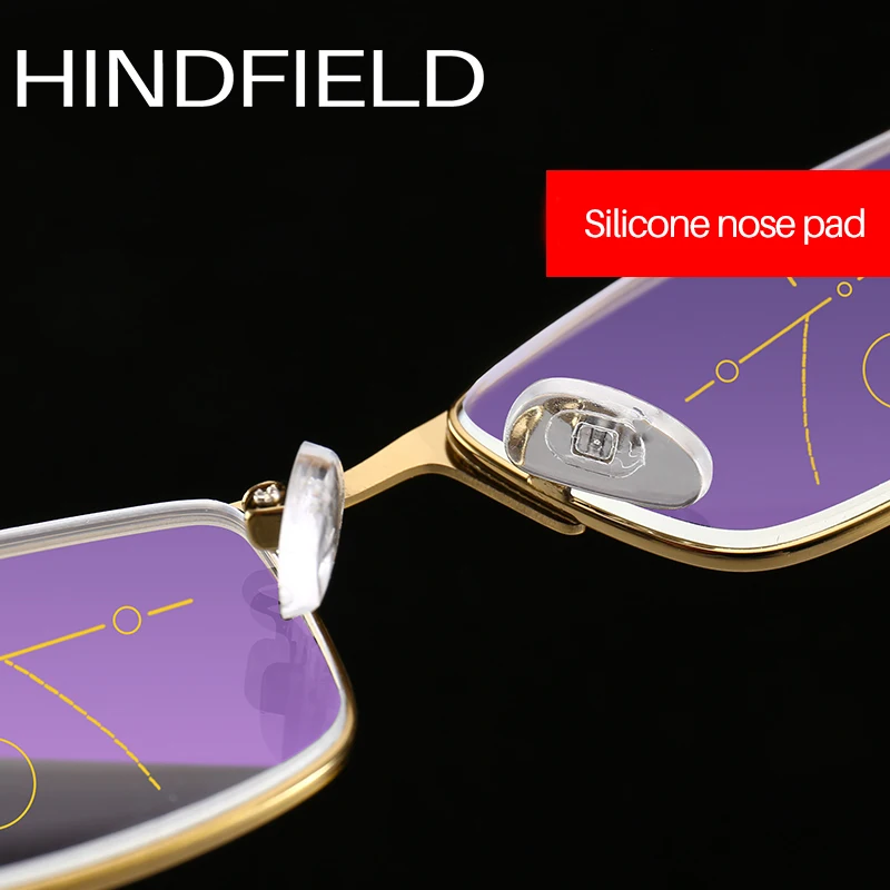 Прогрессивные Мультифокальные очки для чтения Hindfield Blu-ray готовые по рецепту