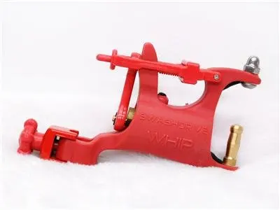 Новый Красный Профессиональный хлыст Пластиковые роторные татуировки питания