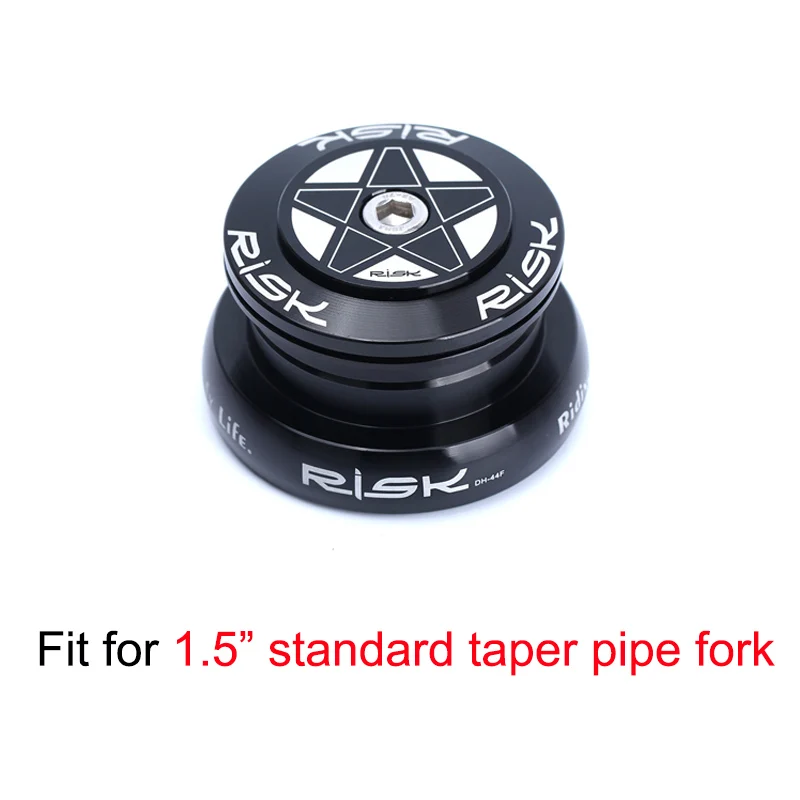1.5inch taper tube Риска 28,6/44-44/30/39,8 мм прямая трубка рамки для шоссейных велосипедов 44 мм горный велосипед внешний чашки Гарнитура для 1," конические трубы вилка - Цвет: 1.5inch taper tube