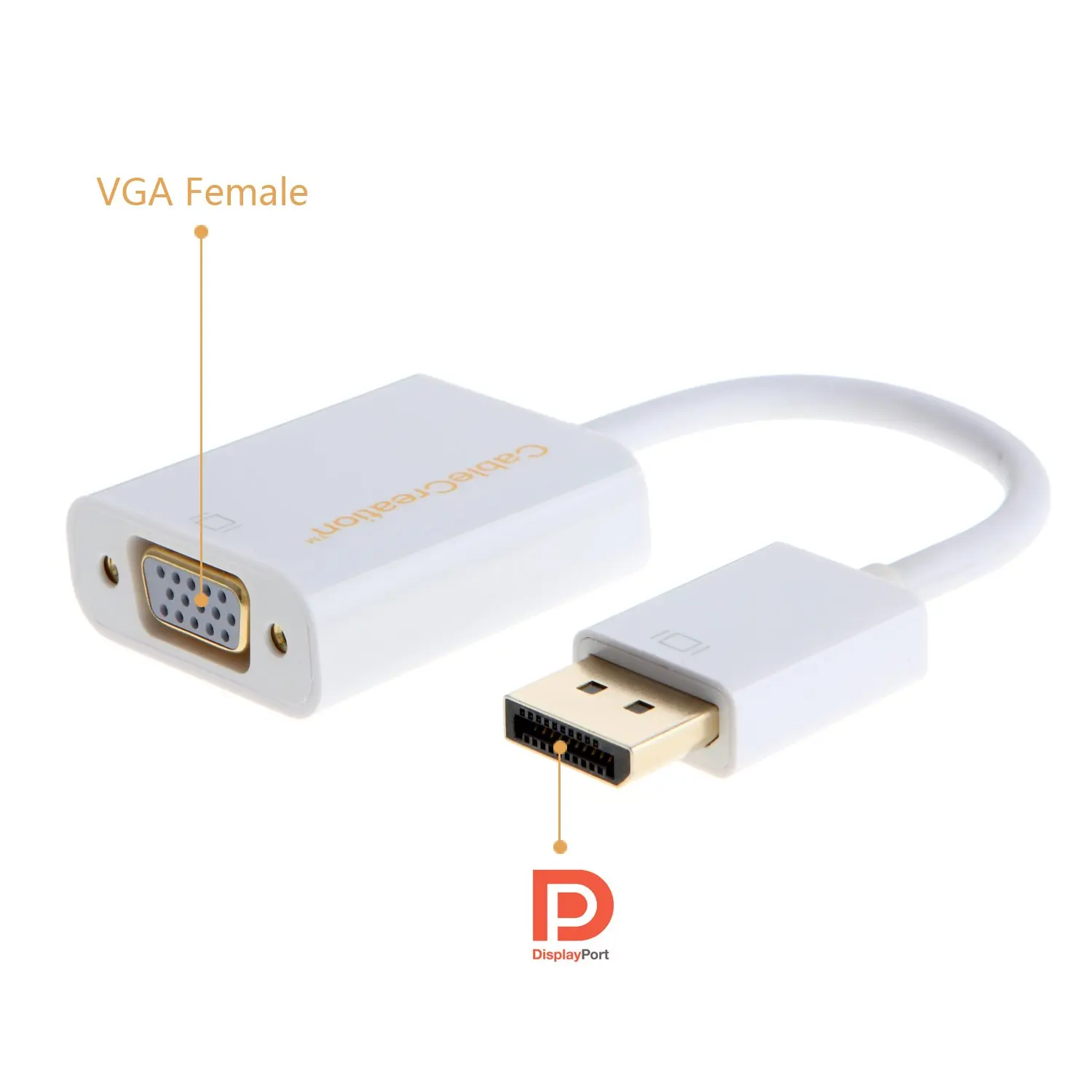 Dp to VGA Позолоченный Кабель адаптер JORINDO DisplayPort стандартный переходник DP Male Female