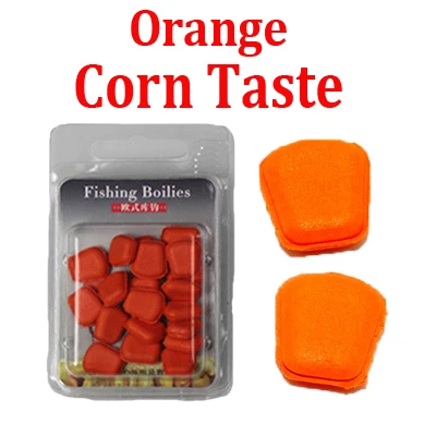 Orange 20 шт. рыболовные приманки для ловли карпа, поп-кукуруза, сладкий запах, желтый плавающий кукурузный подделка, приманка для ловли карпа - Цвет: Orange