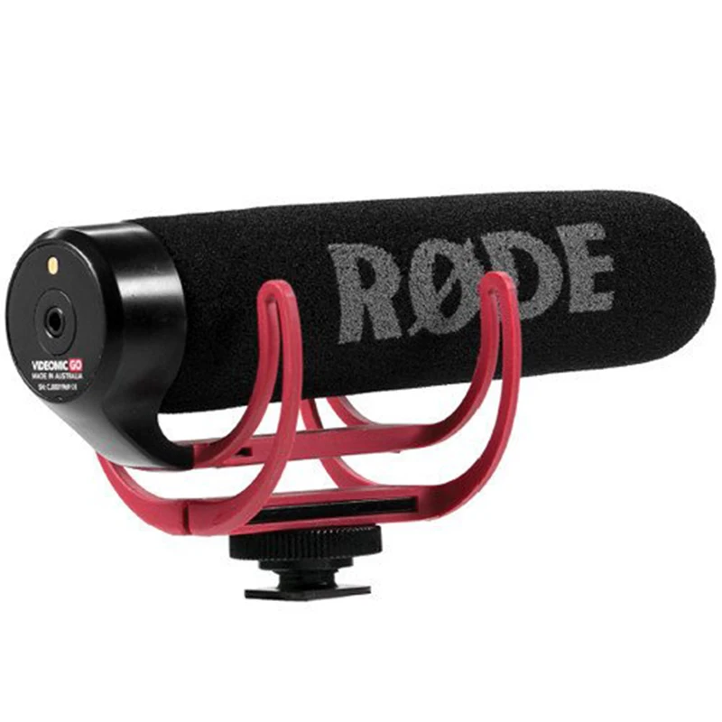 Foleto микрофона VideoMic Go видео Камера MIC Регистраторы ручной проводной 3.5 мм для Canon
