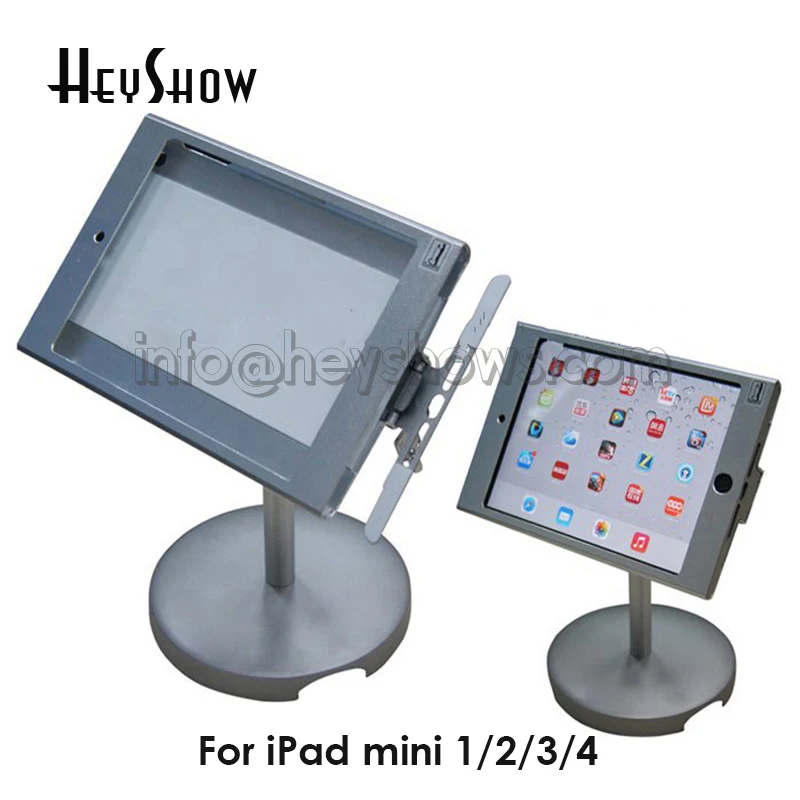 Tablet High Security Display Stand,Anti-Theft Device,Exhibition Holder,Protection Lock Mount,Loss Prevent For Ipad Mini 1/2/3/4