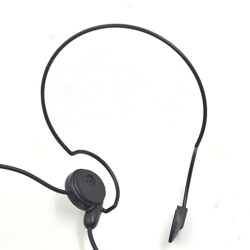 XQF 2-контактный палец PTT Mic гарнитура для Baofeng Kenwood Walkie Talkie UV 5R 888S HYT Hytera Puxing