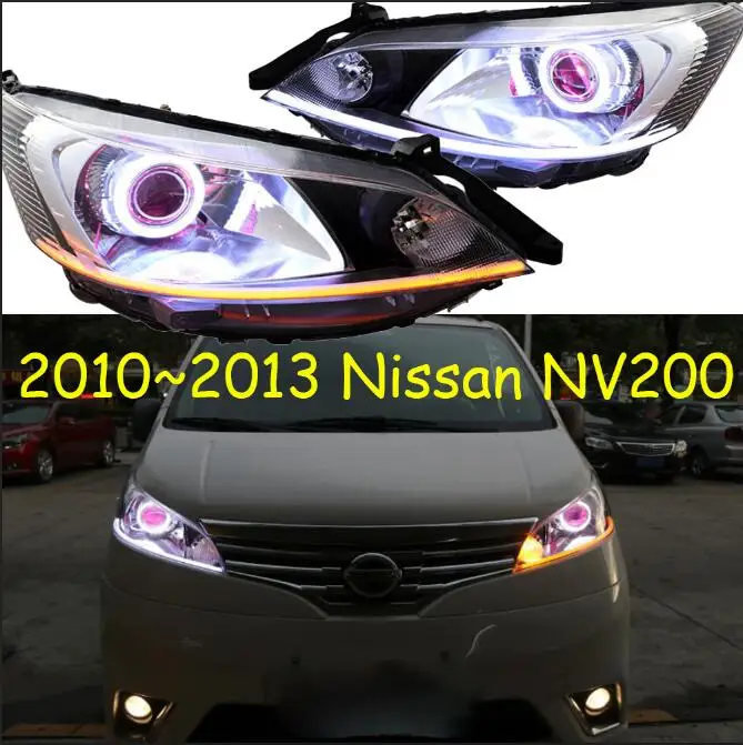 Model2 style Подходит для RHD LHD видео дисплей Автомобильный головной светильник для NV200 головной светильник s 2009~ лет NV200 головной светильник NV 200 DRL HI LO HID xenon - Цвет: Model2 style