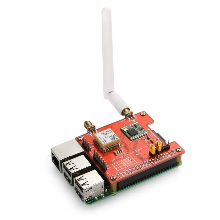 LorGPS HAT V1.4 версия Lora/GPS_HAT это модуль затрат для LoRaWan и GPS еэс с Raspberry Pi|Интегральные
