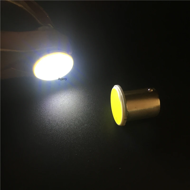 AYJERY 10X удара 12 SMD 12 Led S25 1156 BA15S P21W 1157 BAY15D P21/5 Вт автомобиля света белого включите Хвост стоп-сигнал 12 В стайлинга автомобилей