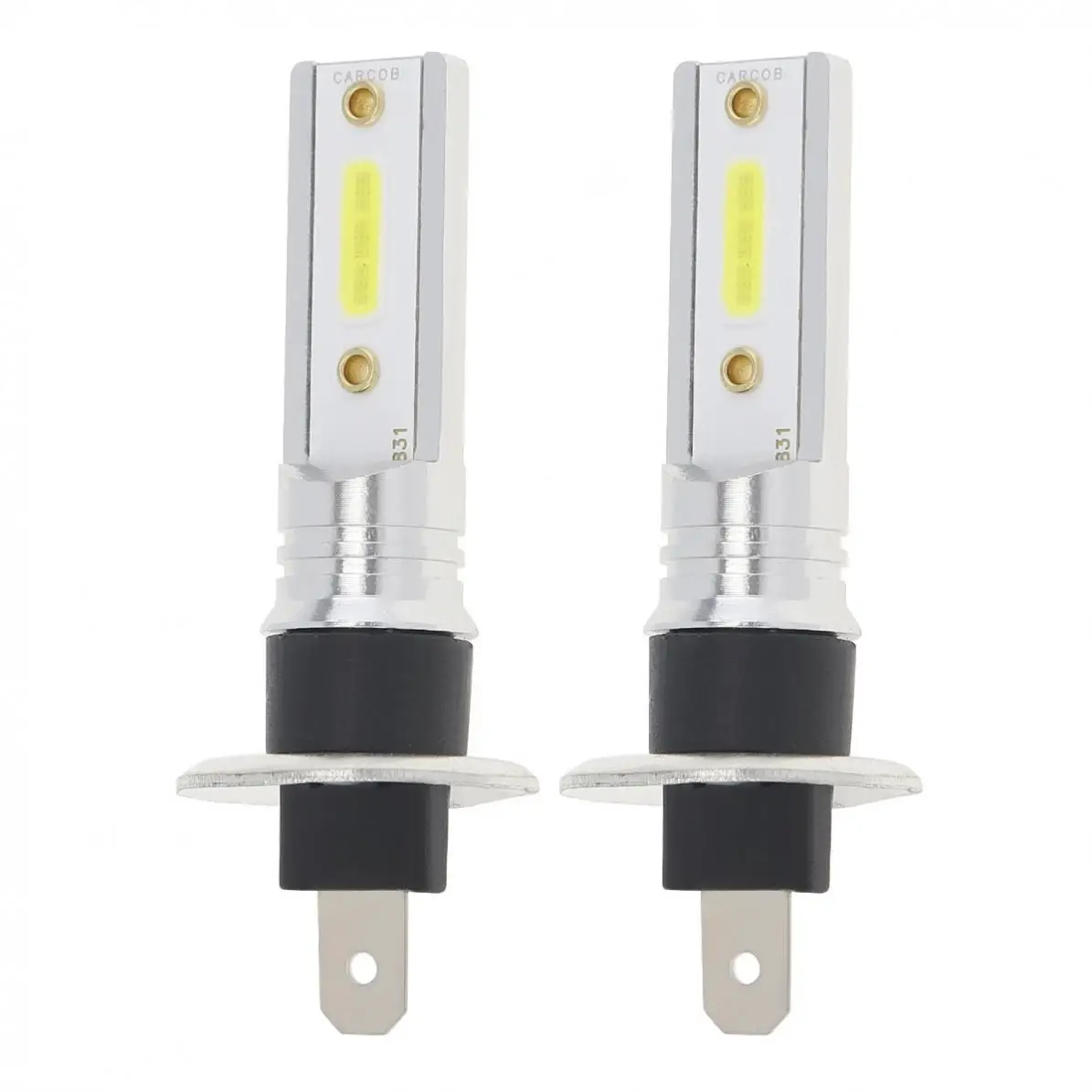 2шт 12W 12V H1 Универсальный COB SMD светильник s 1200LM 6500K 7500K белый автомобильный для