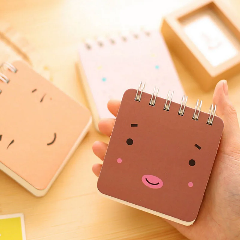 Kawaii Милая катушка для спирального блокнота Органайзер/Планировщик Bullet Journal портативный карманный блокнот для школьных принадлежностей