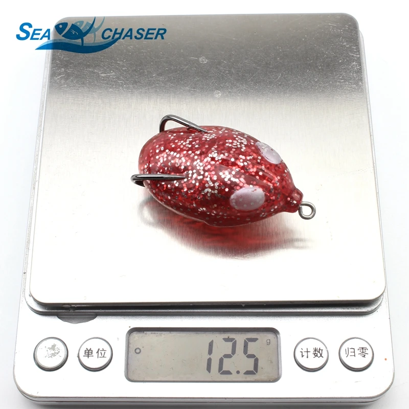 Акция! 6 шт. Высококачественная Мягкая приманка лягушка Мини луч 12 г 5 см