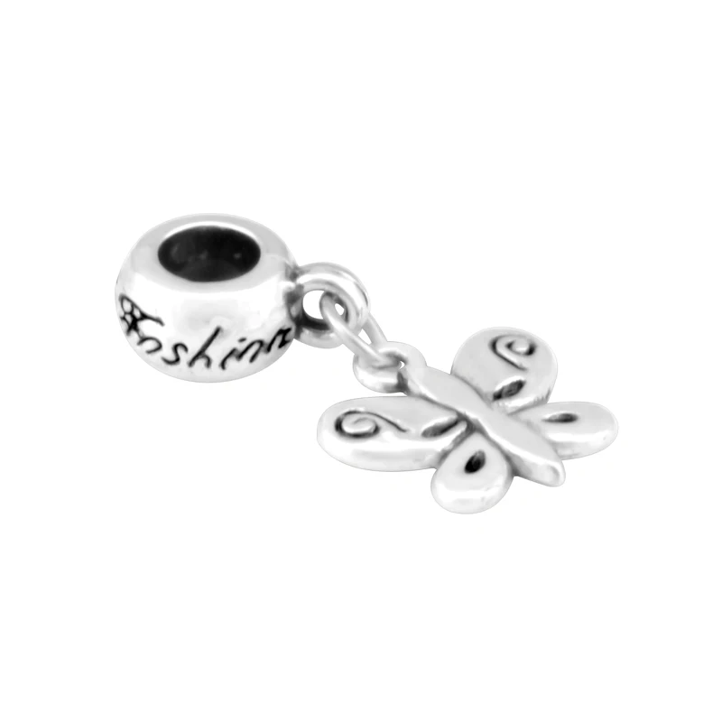 New Fashion Created For You Butterfly Pendants Fit pandora Bead Charms Bracelet Women DIY Jewelry Making SPP173 | Украшения и