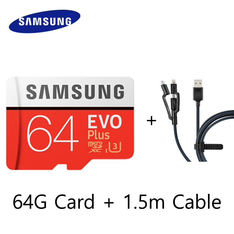 100% оригинальные карты памяти SAMSUNG Micro SD 32 Гб 64 128 Microsd флэш-накопитель tarjeta micro sd