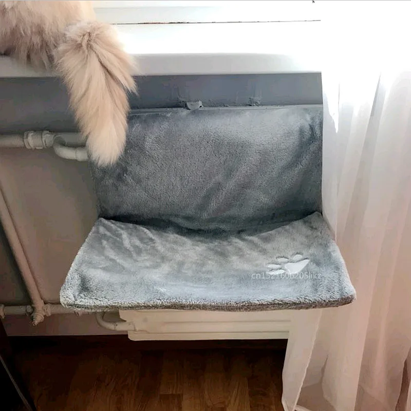 C Pets Window Cat Bed Radiator Hammock Perch Seat Lounge hammocks for Pet Cozy Hanging Kitty Mount House Sofa | Дом и сад