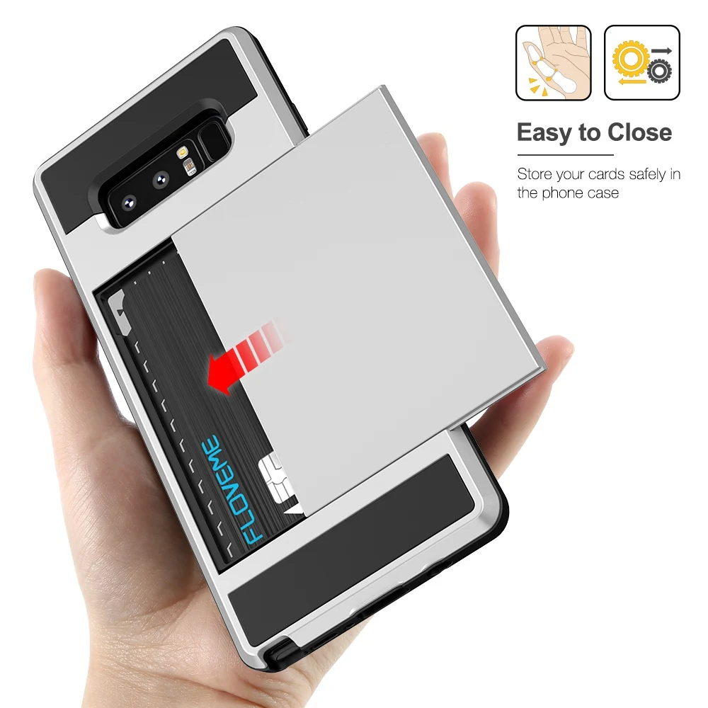 Чехол FLOVEME для Samsung Galaxy Note 8 защитный чехол с гнездом карты A3 A5 A7 2017 2016 5 4