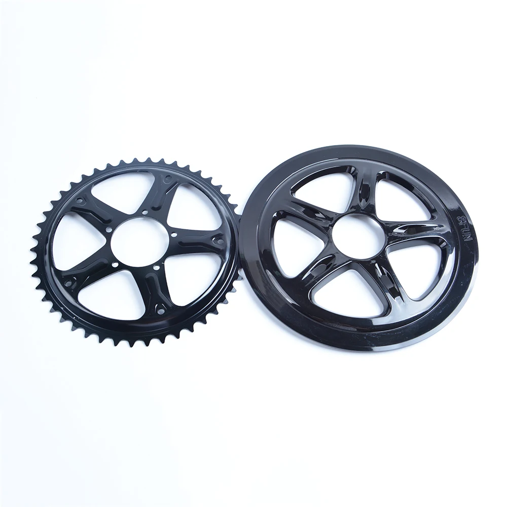 44T 46T 48T 52T цепное колесо для Bafang 8fun Середина привода двигателя BBS01/BBS02 цепное кольцо Звездочка рукоятка колеса Набор