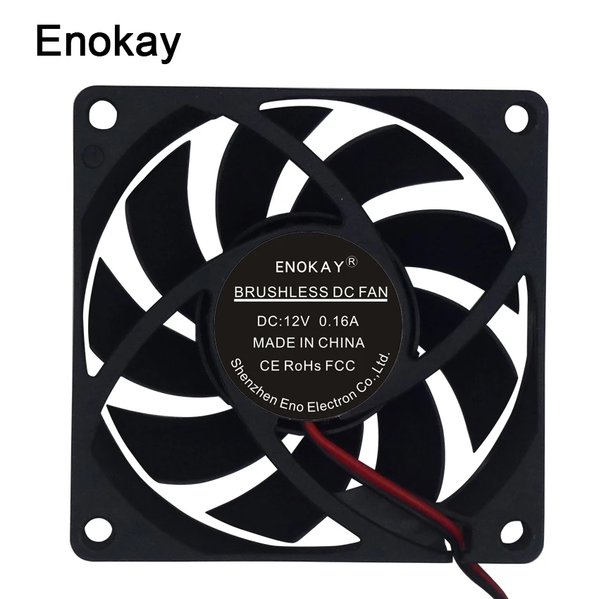 1 штука 2020 DC 12V 2Pin 70x70x15mm 70mm 7015 двойной рукав подшипник ЦПУ охлаждающий вытяжной