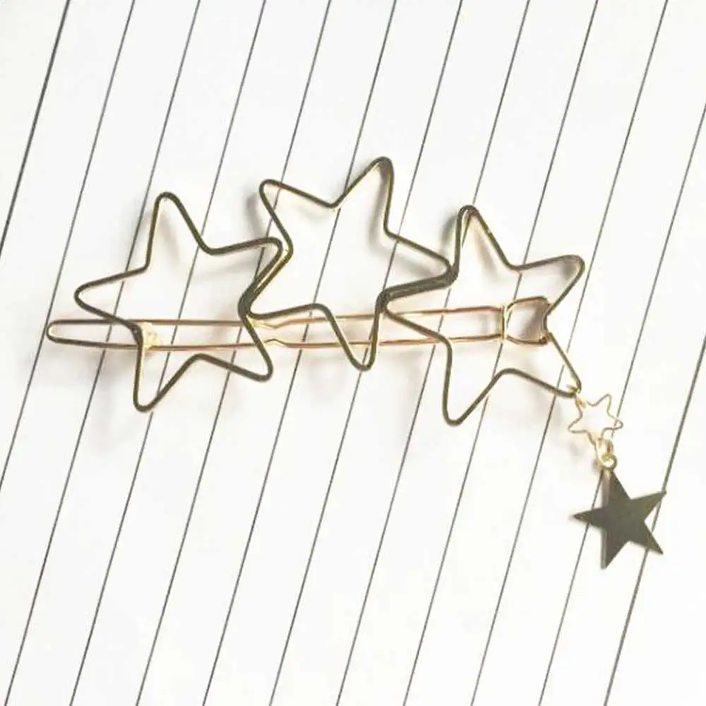 FAMSHIN 2017 new lady popular hollow star tassel hairpin hair high quality ornaments | Украшения и аксессуары
