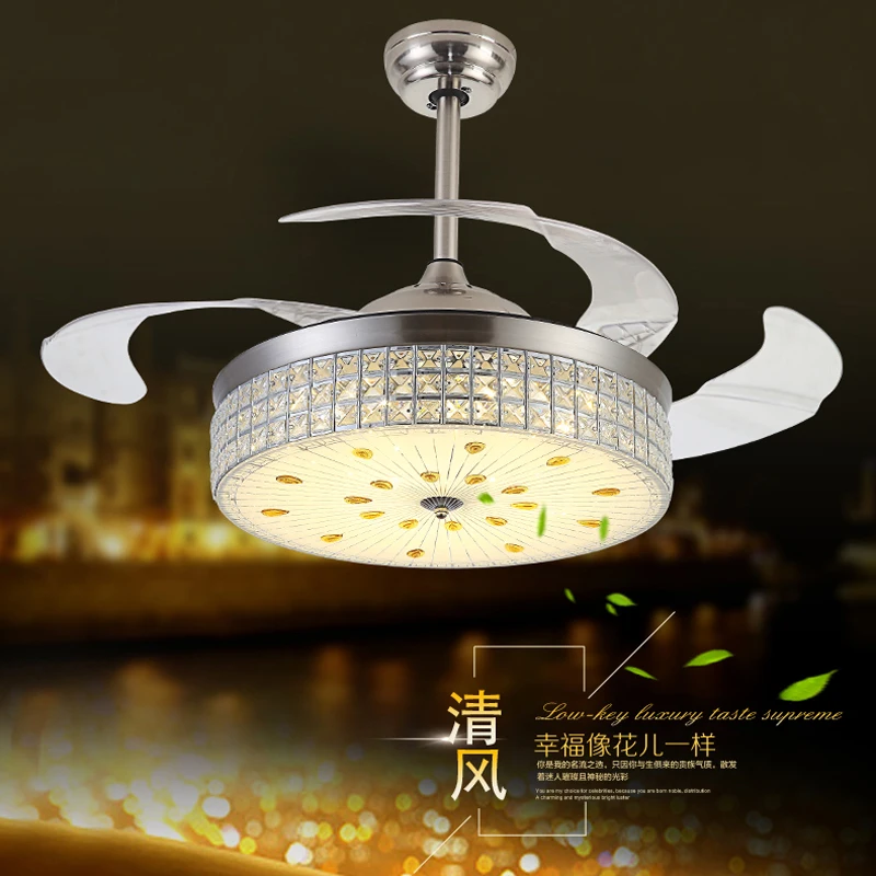 Светодиодная лампа невидимка с вентилятором современный простой светильник для