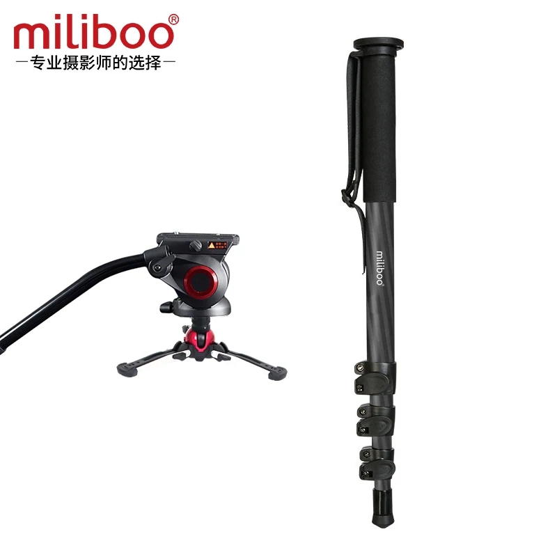 Профессиональный портативный штатив для видеокамеры miliboo MTT704B из углеродного
