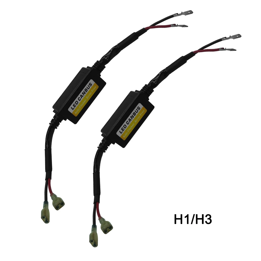 1 пара приборной панели Canbus Error Free для автомобильные лампочки H1 H3 H4 H7 H11 H13 9004 9007 9005 9006 светодиодный светильник Предупреждение декодер-компенсатор