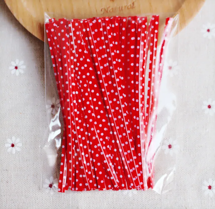 9 см волнистые точки красочные провода для выпечки мешок тостов хлеба кабельные